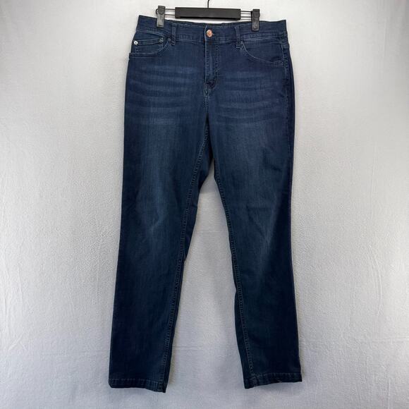 Mugsy Jeans Men's 34x32 Fits 32x31 Blue Fultons Stretch Flx3NFU Dark Wash Flex - Picture 1 of 11